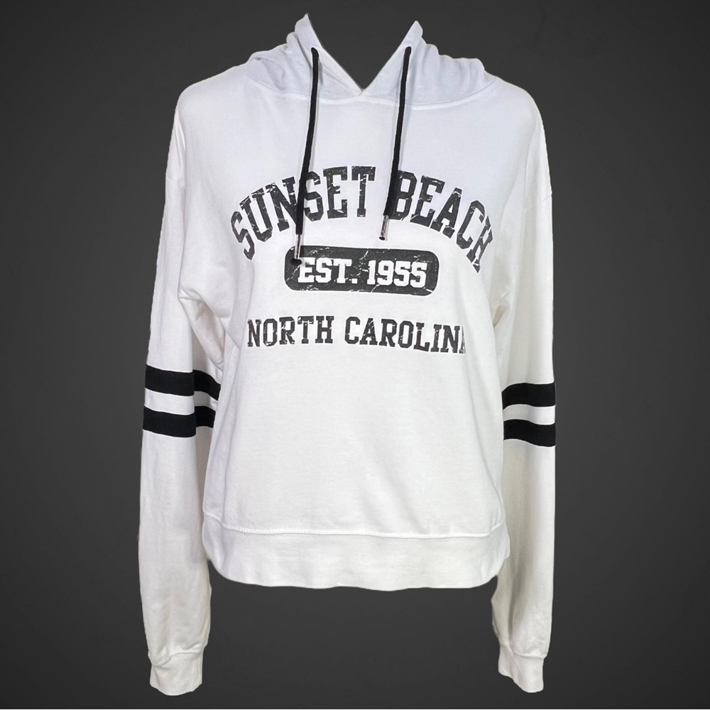 Exist Sunset Beach Cropped Hoodie